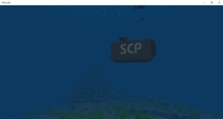 Подводная лодка SCP глубоко в океане