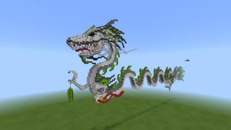 Белый китайский дракон