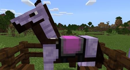 пурпурная броня лошади