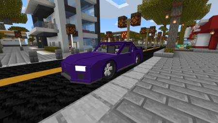 Фиолетовая Тойота Супра