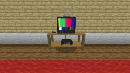 Стол с телевизором