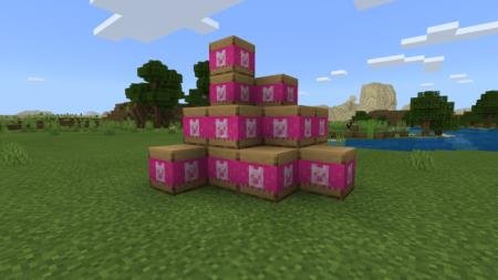 Розовая коробка с сюрпризом