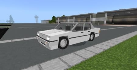Белый окрас машины Протон Сага 1985