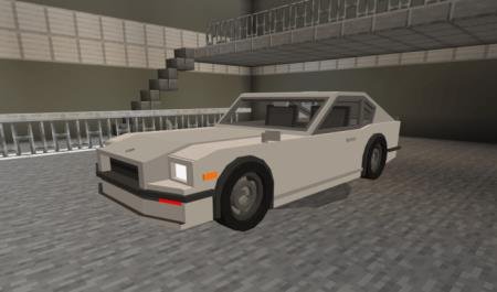 Белая расцветка машины Datsun 240z