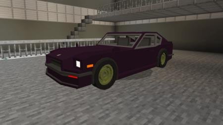 Автомобиль Datsun 240z в пурпурной расцветке