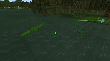 крокодилы на озере