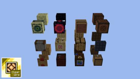 Representation of different blocks clearly differing from previous versions