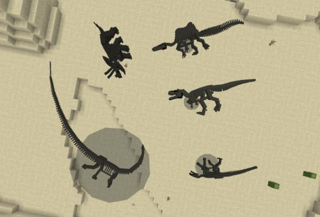 Останки пяти древних динозавров