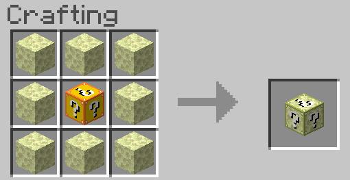 Crafting a Laciblock from the End Stone