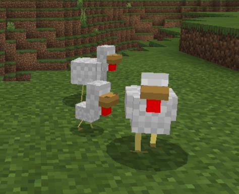 Курицы с белыми глазами, которыми управляет Херобрин