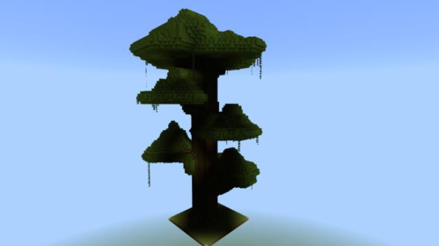 Огромное дерево джунглей