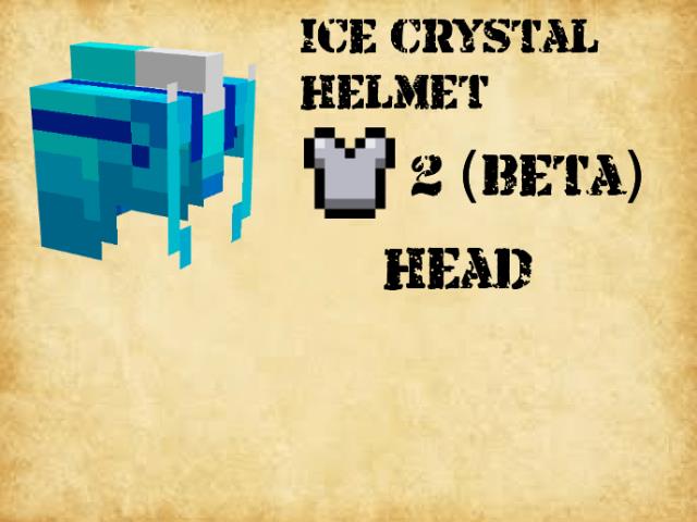 Шлем из ледяных кристаллов