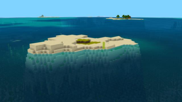 Островок в море