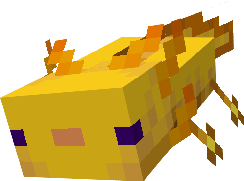 Желтый аксолотль