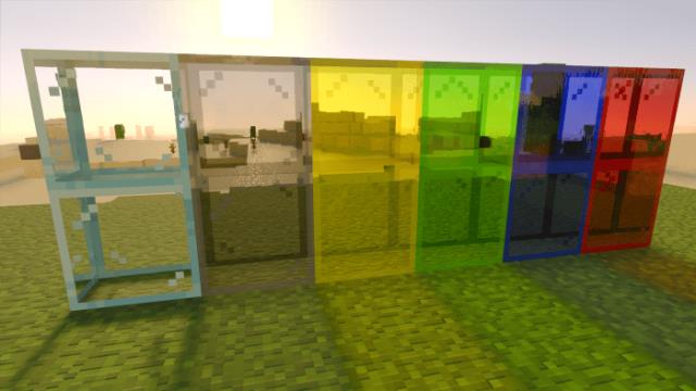 Разноцветное стекло