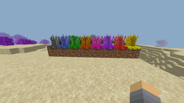 Трава разноцветных биомов