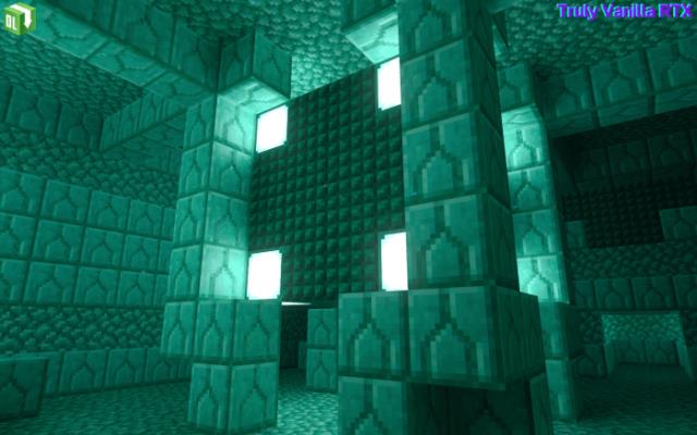 Светящиеся блоки в подводном пространстве