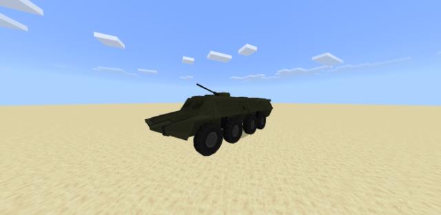 БТР80 в пустыне