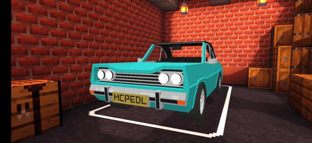 Скриншот голубого Ford Capri MK 1