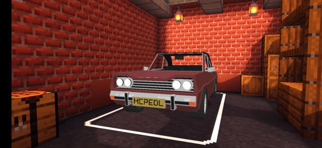 Скриншот красного Ford Capri MK 1