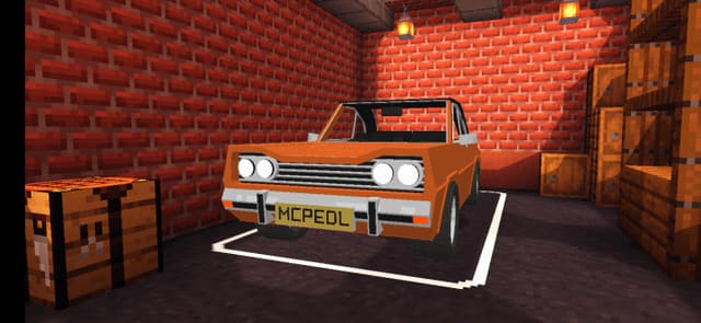 Скриншот оранжевого Ford Capri MK 1