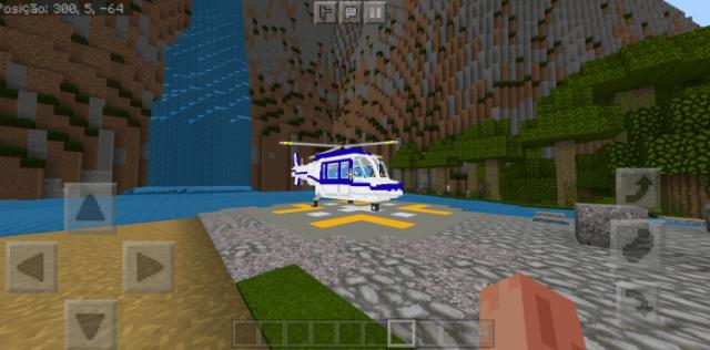 Вертолет на площадке