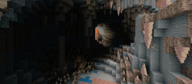 Огромная темная пещера