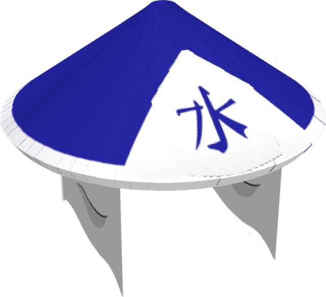 Kage's blue hat