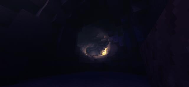 Свет в пещере