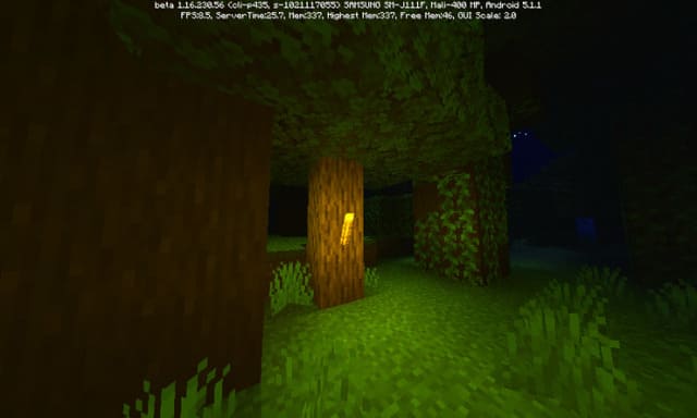 Одинокий факел в лесу