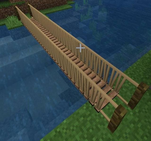 Мост из древесины джунглей