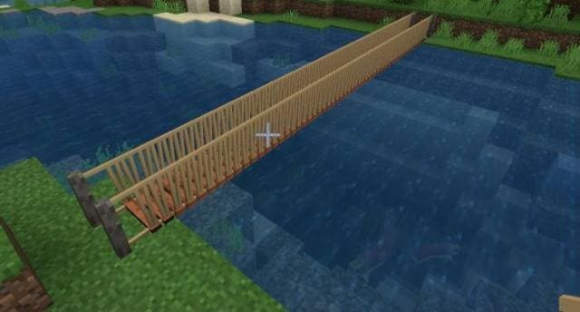 Мост из древесины акаций