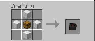 Crafting a chest with a lock