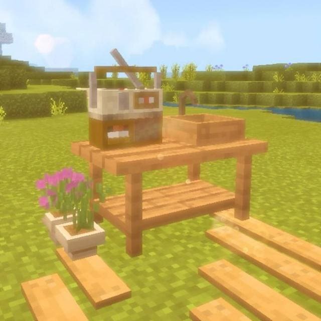 Деревянная мебель с радио