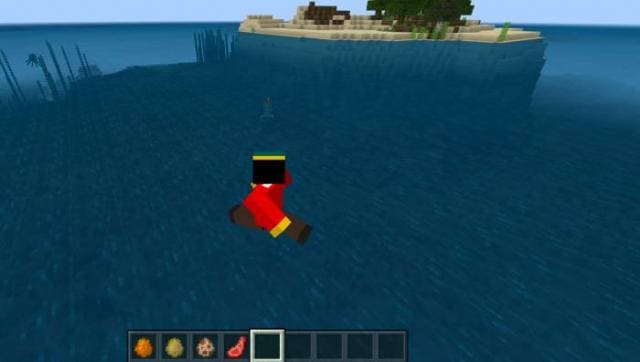 Игрок над водой