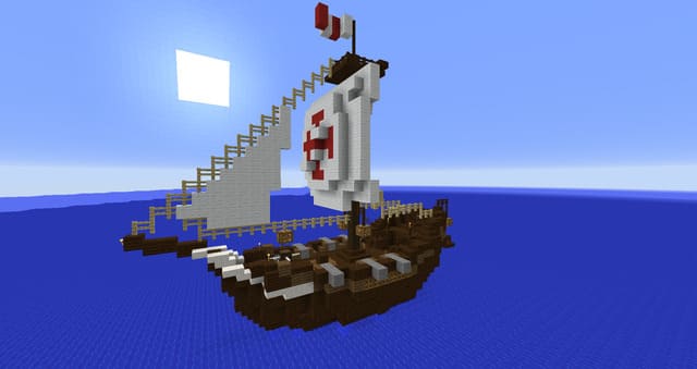 Как построить в Майнкрафт (Minecraft) корабль?