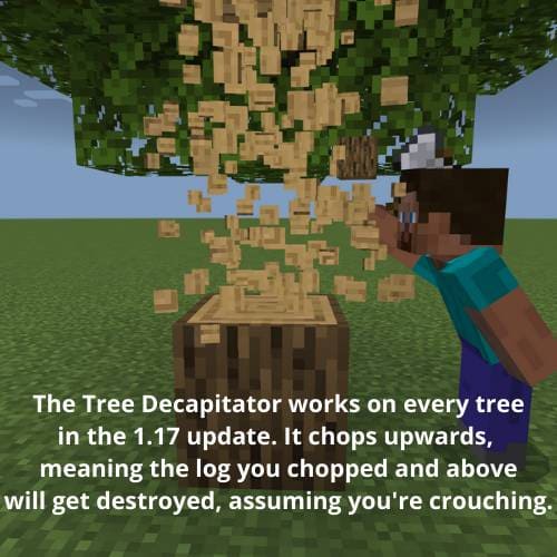 Разрушение дерева в игре