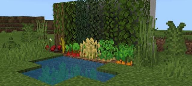 Текстуры Waving Leaves and Water для Minecraft