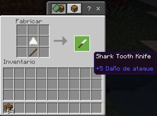 Нож из акульих зубов