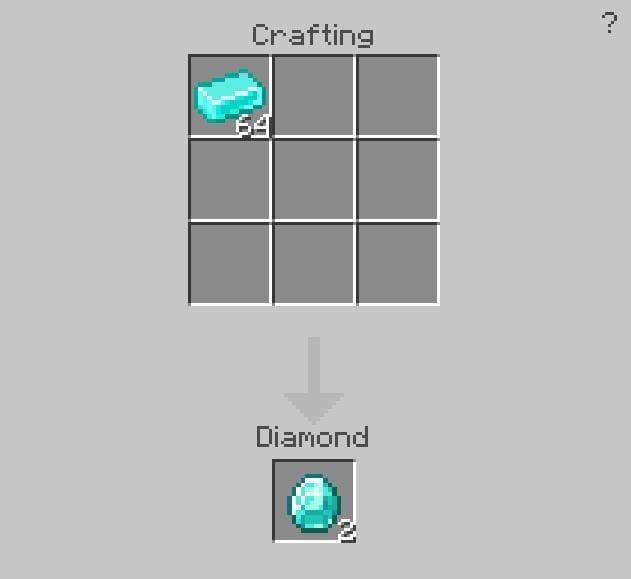 Получение алмаза из слитка