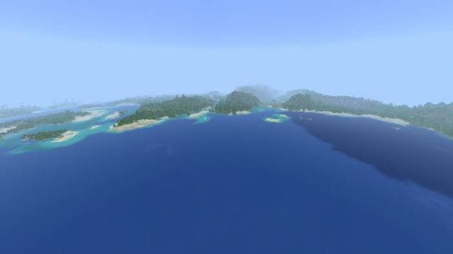 Большое море с островами