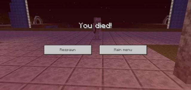 Экран смерти игрока