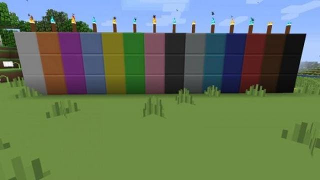 Разноцветные блоки дополнения