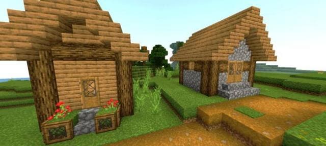 Два домика в деревне