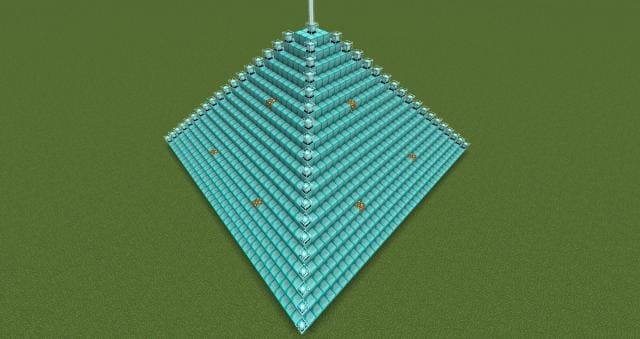 Вид на алмазную пирамиду внутри 3