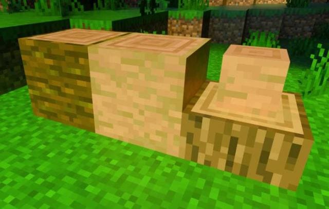 Блоки древесины