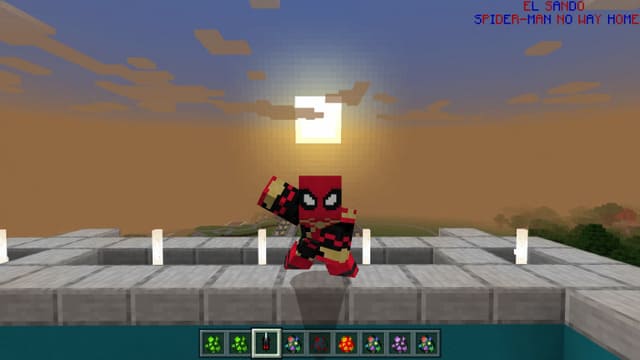 Анимации игрока в виде человека-паука
