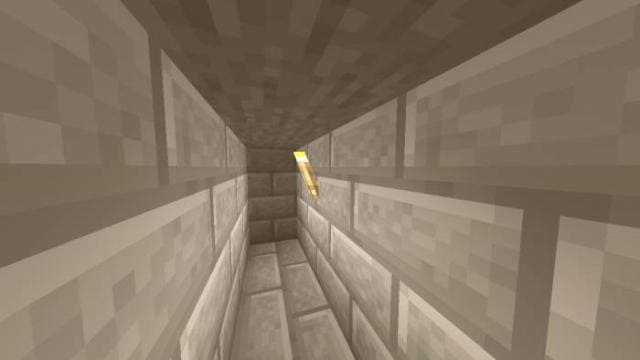 Узкий каменный коридор