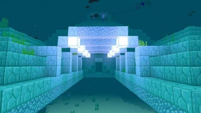 Длинный подводный коридор