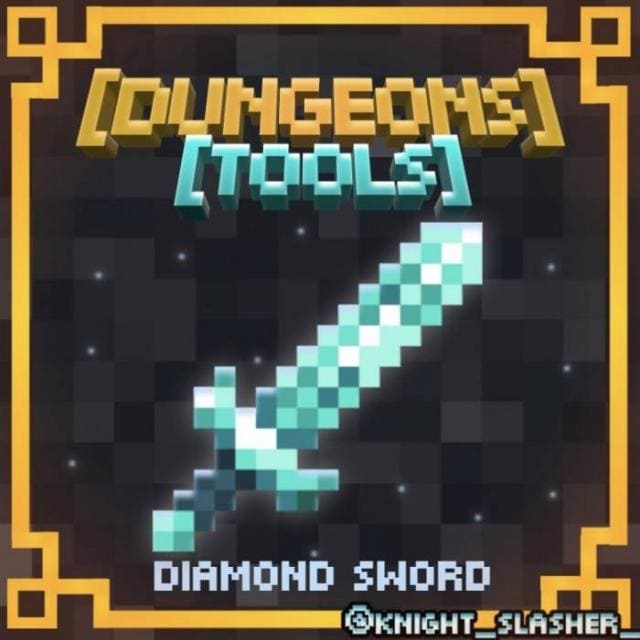 Алмазный меч из Dungeons